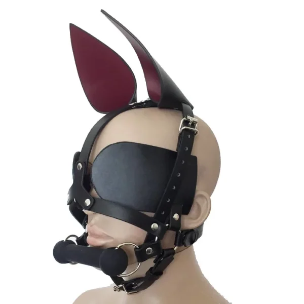 bâillon SM masque poney