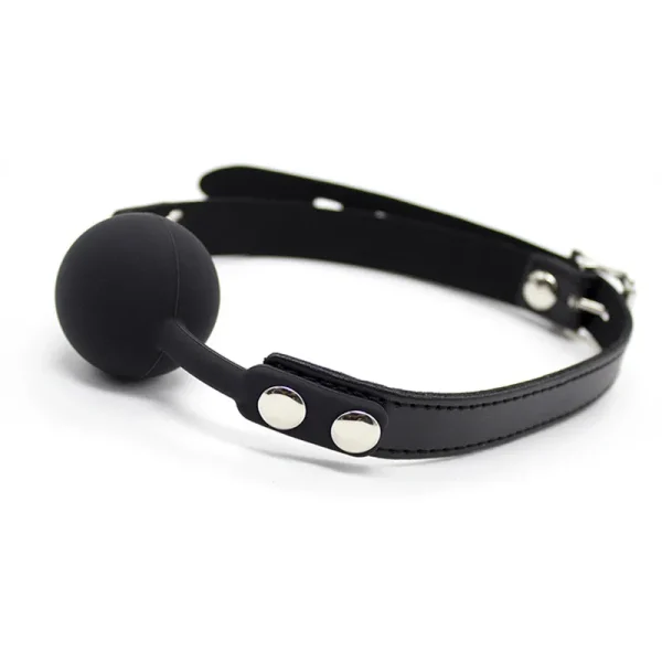 bâillon BDSM boule en silicone