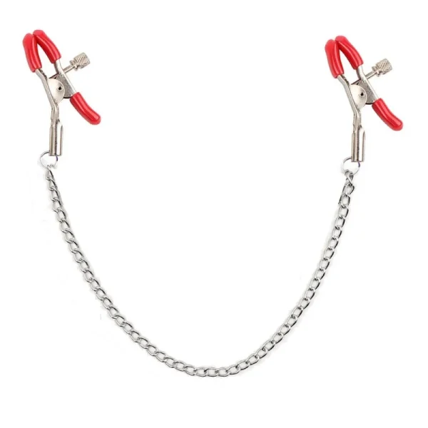 pinces tétons BDSM avec chaine