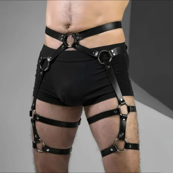 harnais SM homme noir