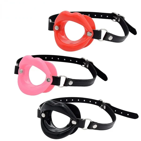 bâillon BDSM forme bouche