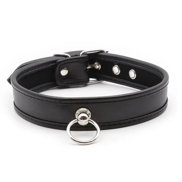 collier BDSM en cuir PU