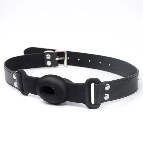 bâillon BDSM anneau en silicone