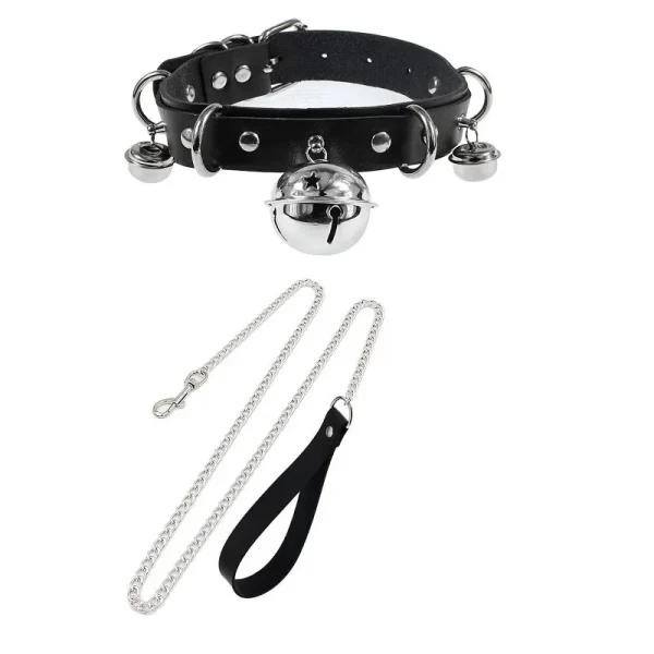 collier BDSM avec clochette