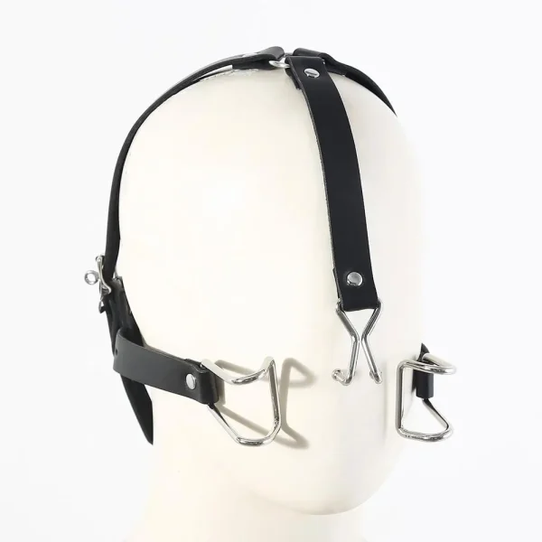 bâillon BDSM avec harnais ajustable